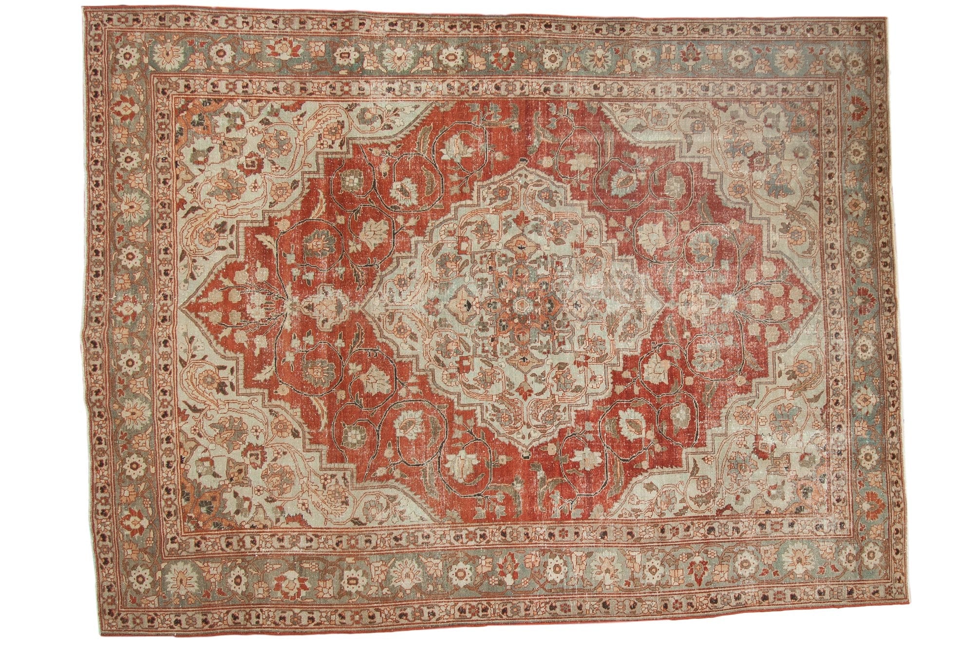 9x11.5 Vintage Distressed Khoy Carpet by Old New House® - main product image for Resin Society