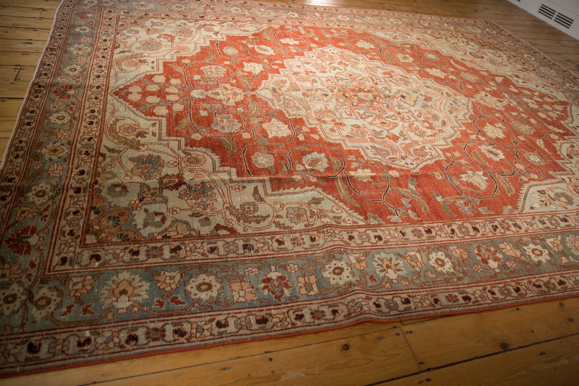 9x11.5 Vintage Distressed Khoy Carpet by Old New House® - product image 5 for Resin Society