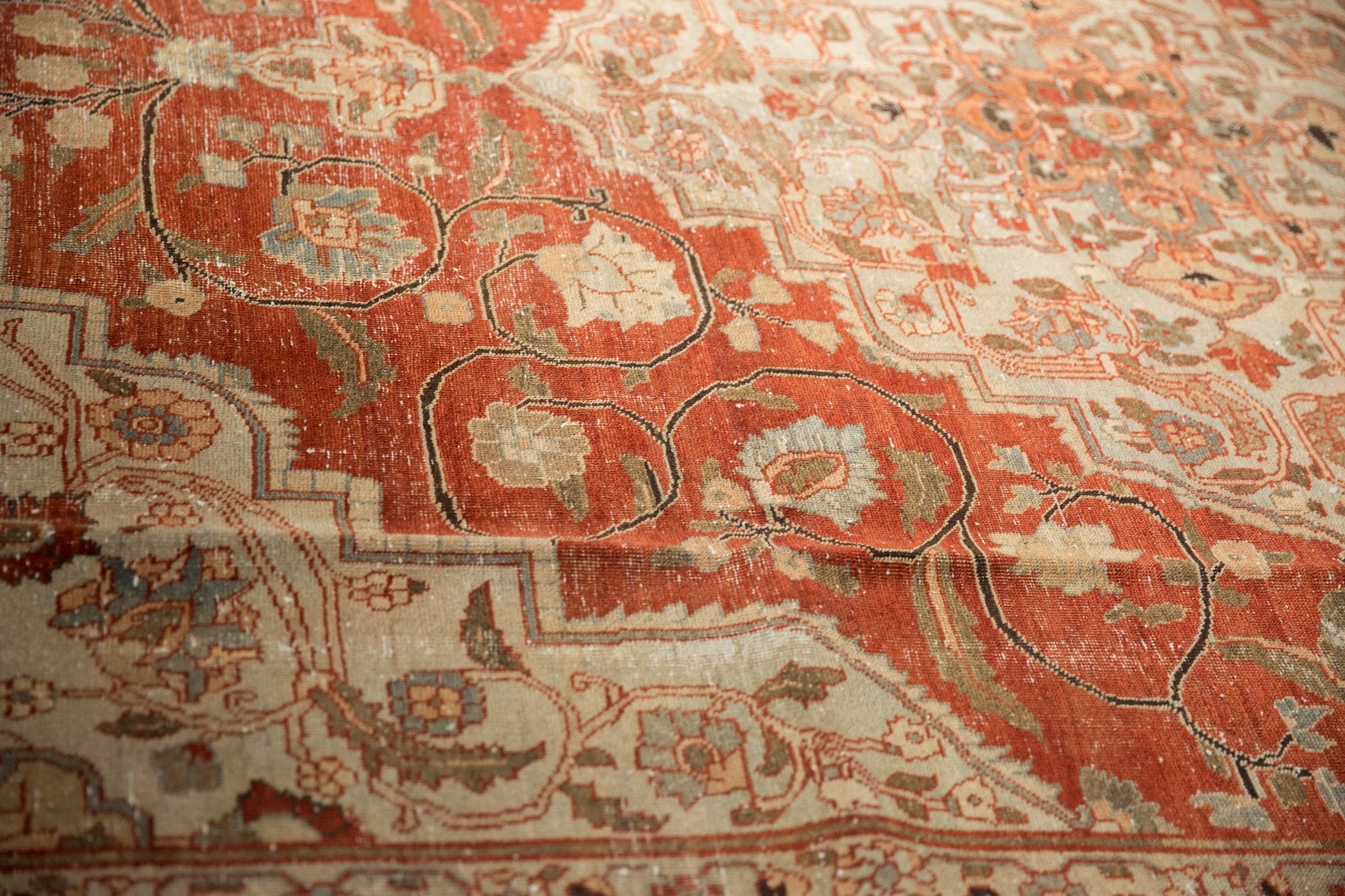 9x11.5 Vintage Distressed Khoy Carpet by Old New House® - product image 6 for Resin Society