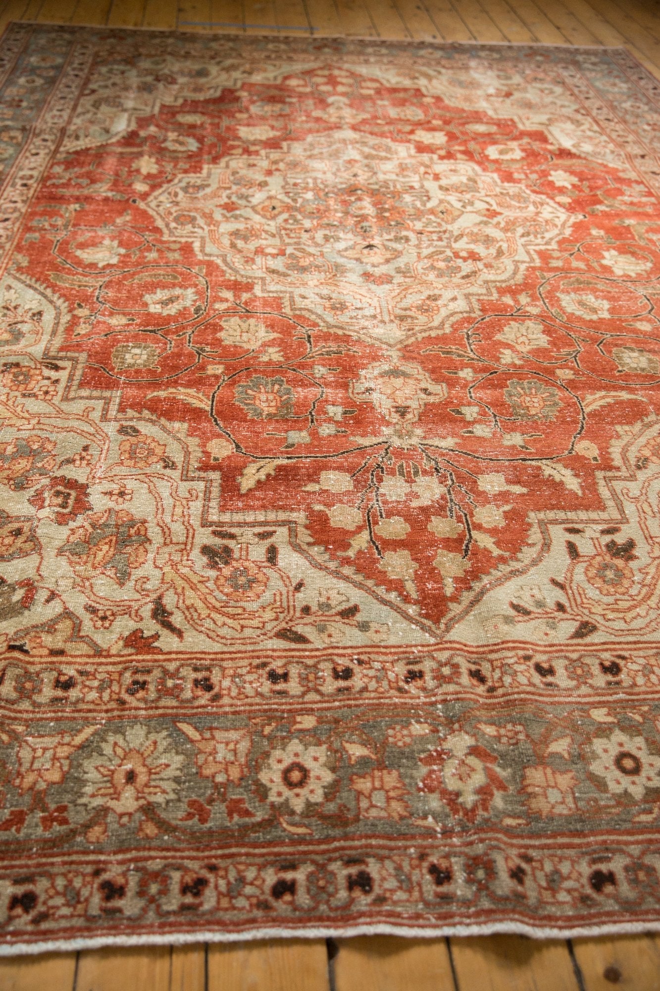 9x11.5 Vintage Distressed Khoy Carpet by Old New House® - product image 9 for Resin Society