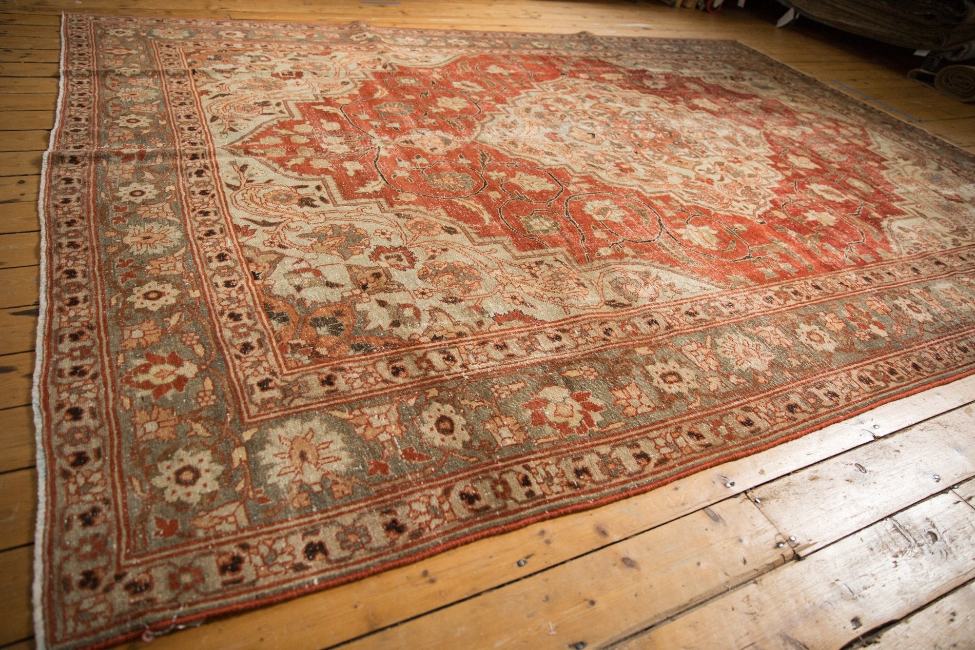 9x11.5 Vintage Distressed Khoy Carpet by Old New House® - product image 11 for Resin Society