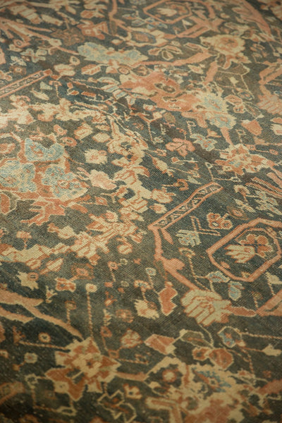 RESERVED 11x15.5 Vintage Distressed Mahal Carpet