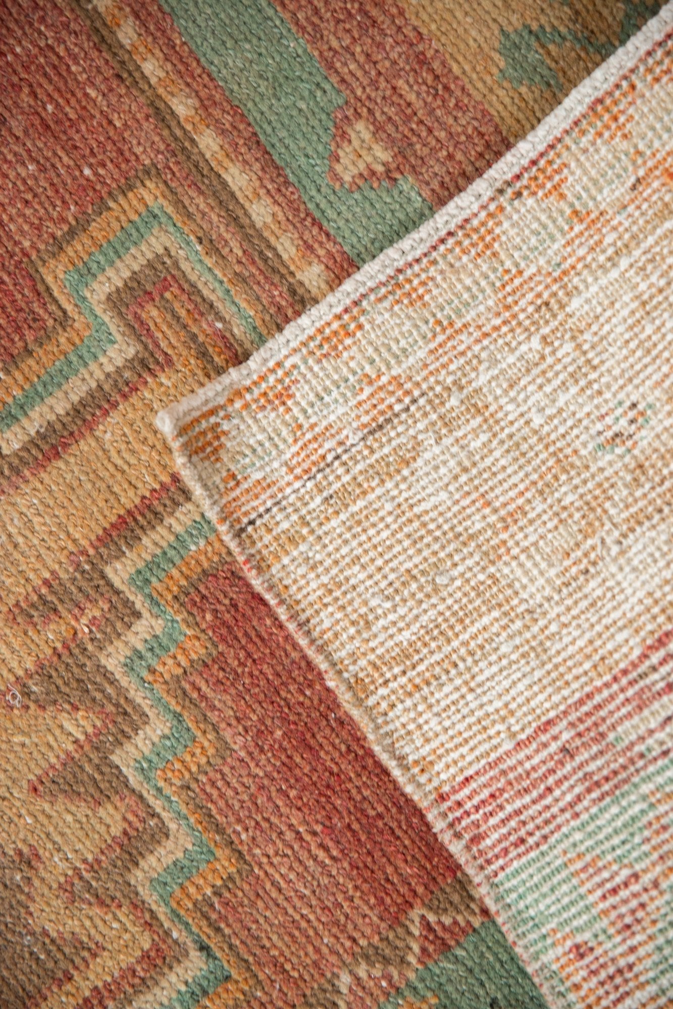 3x10 Vintage Distressed Oushak Rug Runner by Old New House® - product image 10 for Resin Society