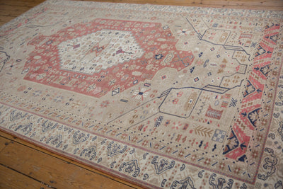 6x9.5 Vintage Distressed Oushak Carpet by Old New House® - product image 3 for Resin Society