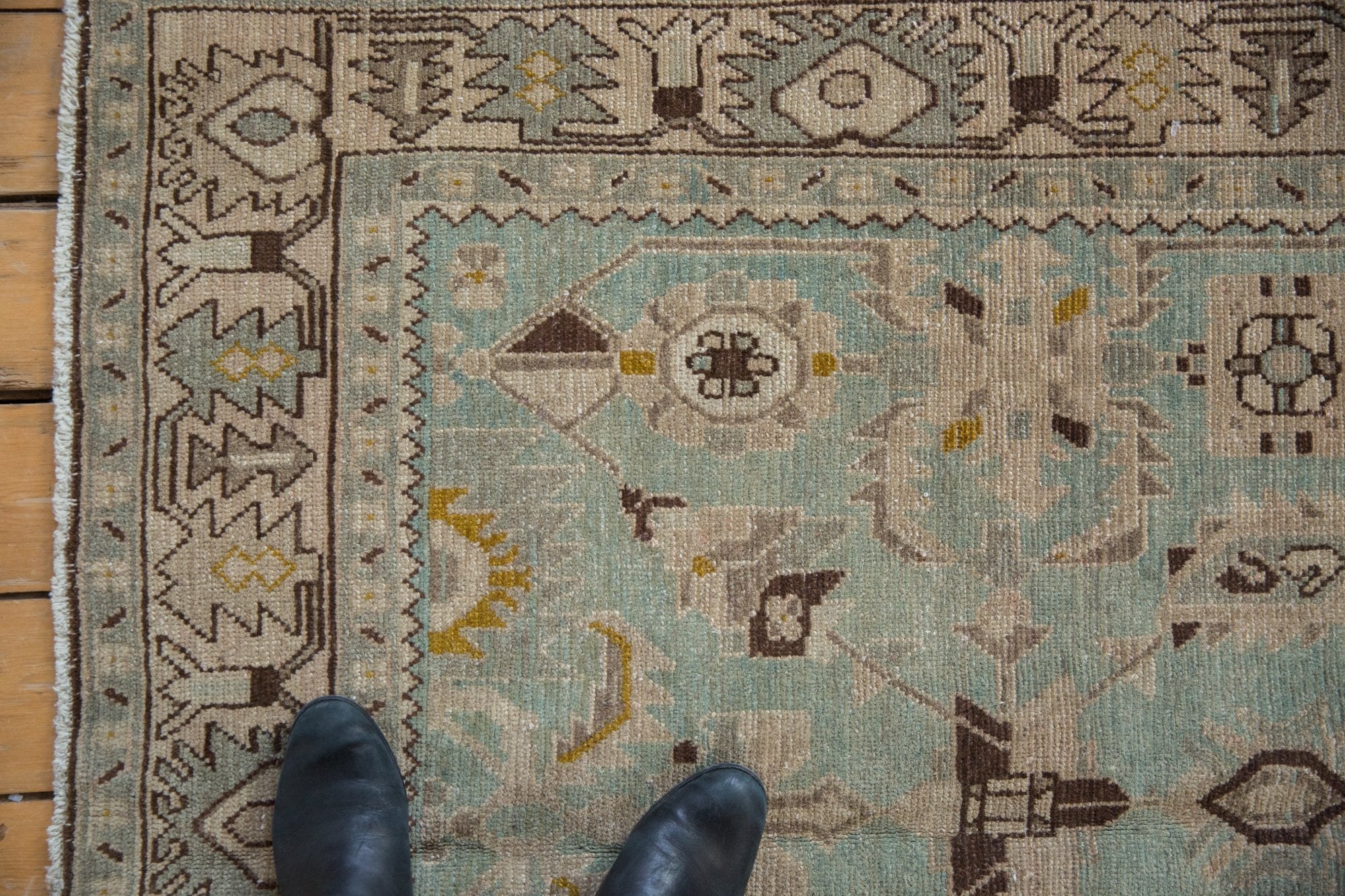 4.5x7 Vintage Distressed Hamadan Rug by Old New House® - product image 3 for Resin Society