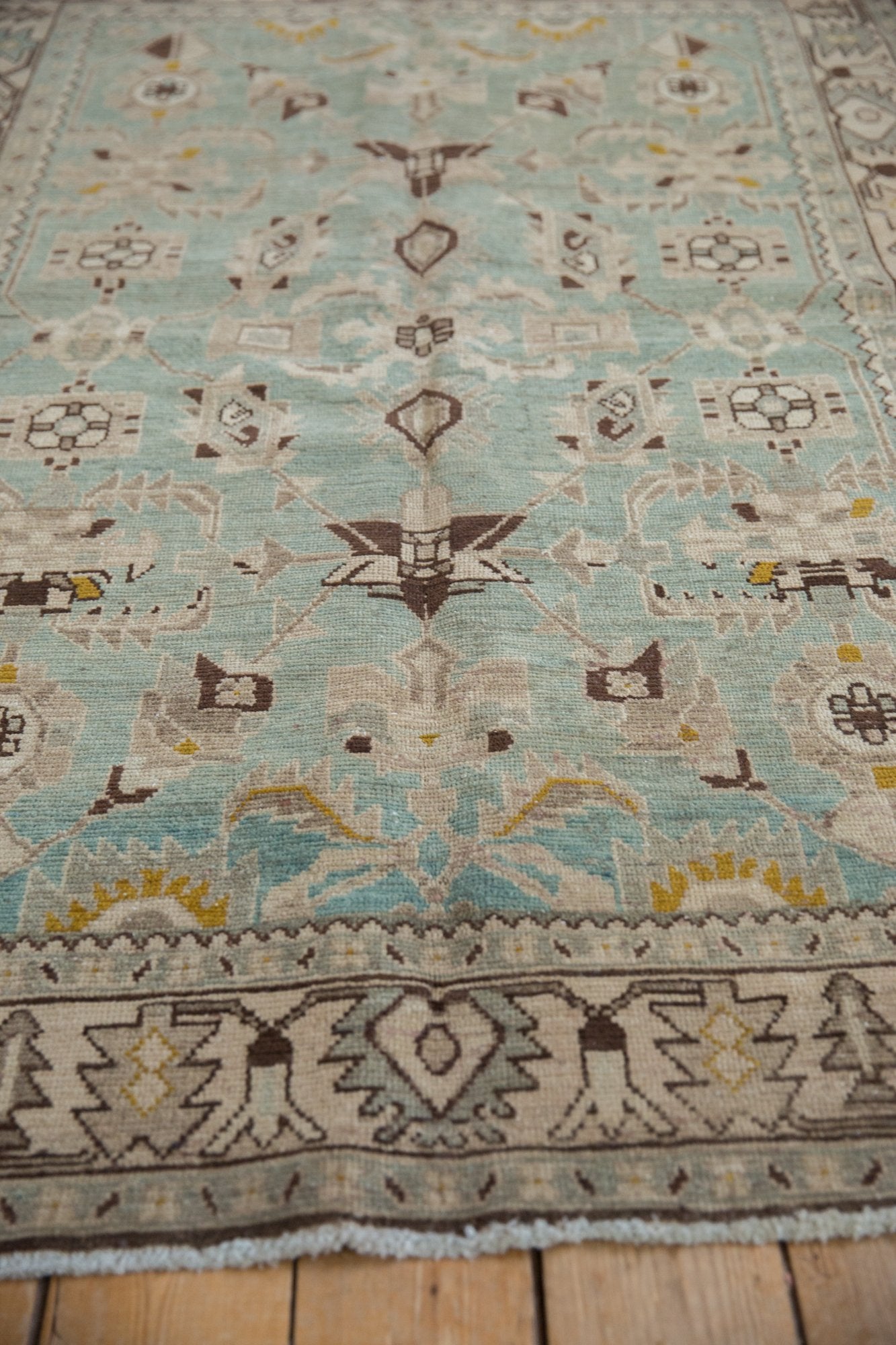 4.5x7 Vintage Distressed Hamadan Rug by Old New House® - product image 8 for Resin Society