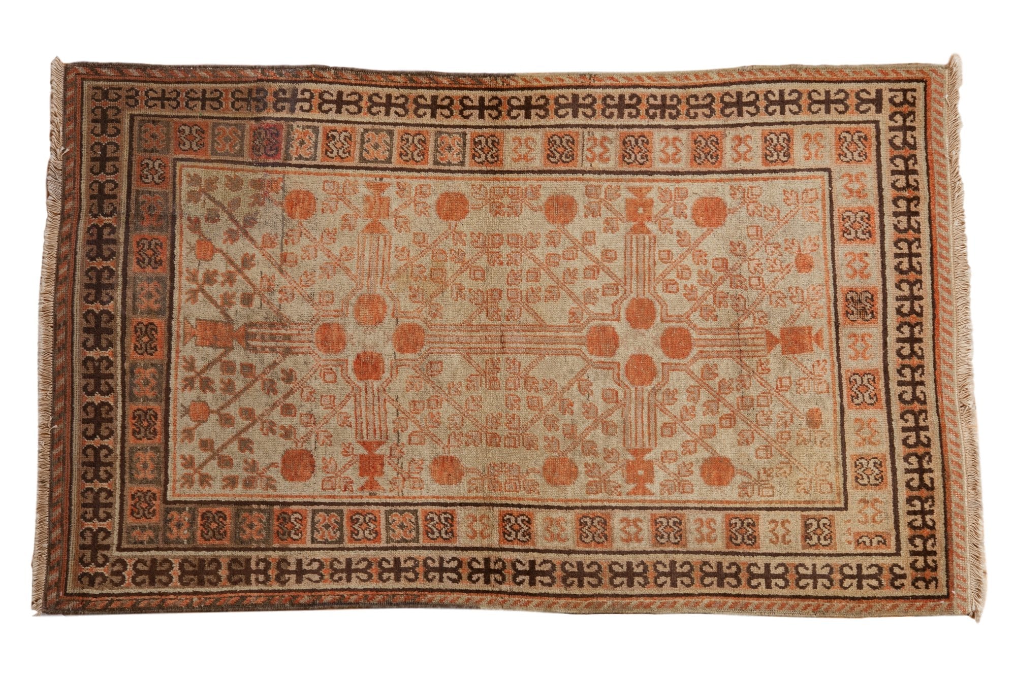 4x6.5 Vintage Distressed Samarkand Rug by Old New House® - main product image for Resin Society