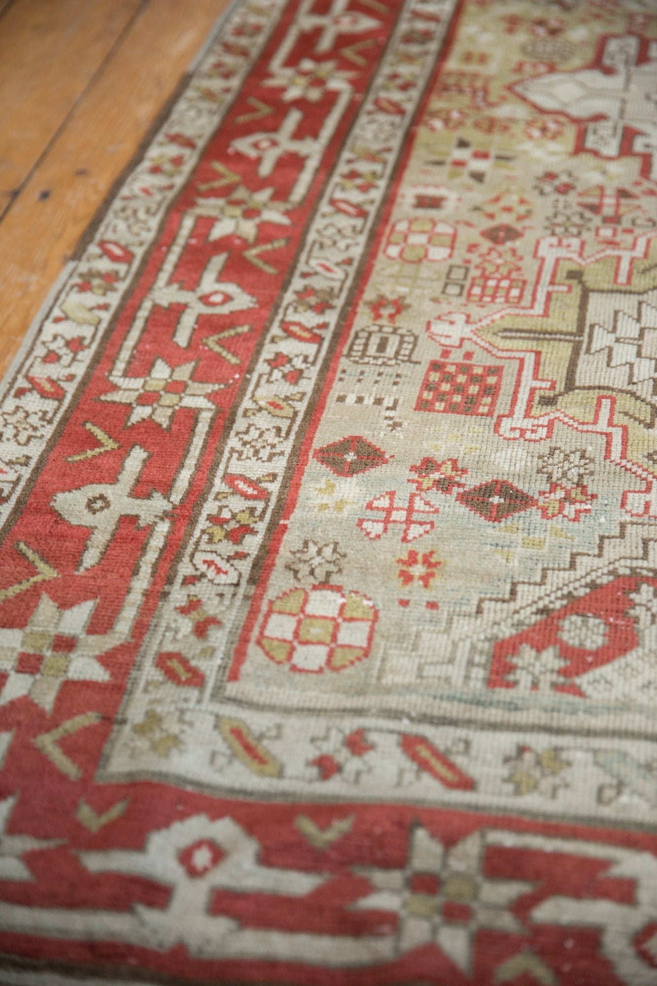 3x13 Vintage Distressed Karaja Rug Runner by Old New House® - product image 6 for Resin Society