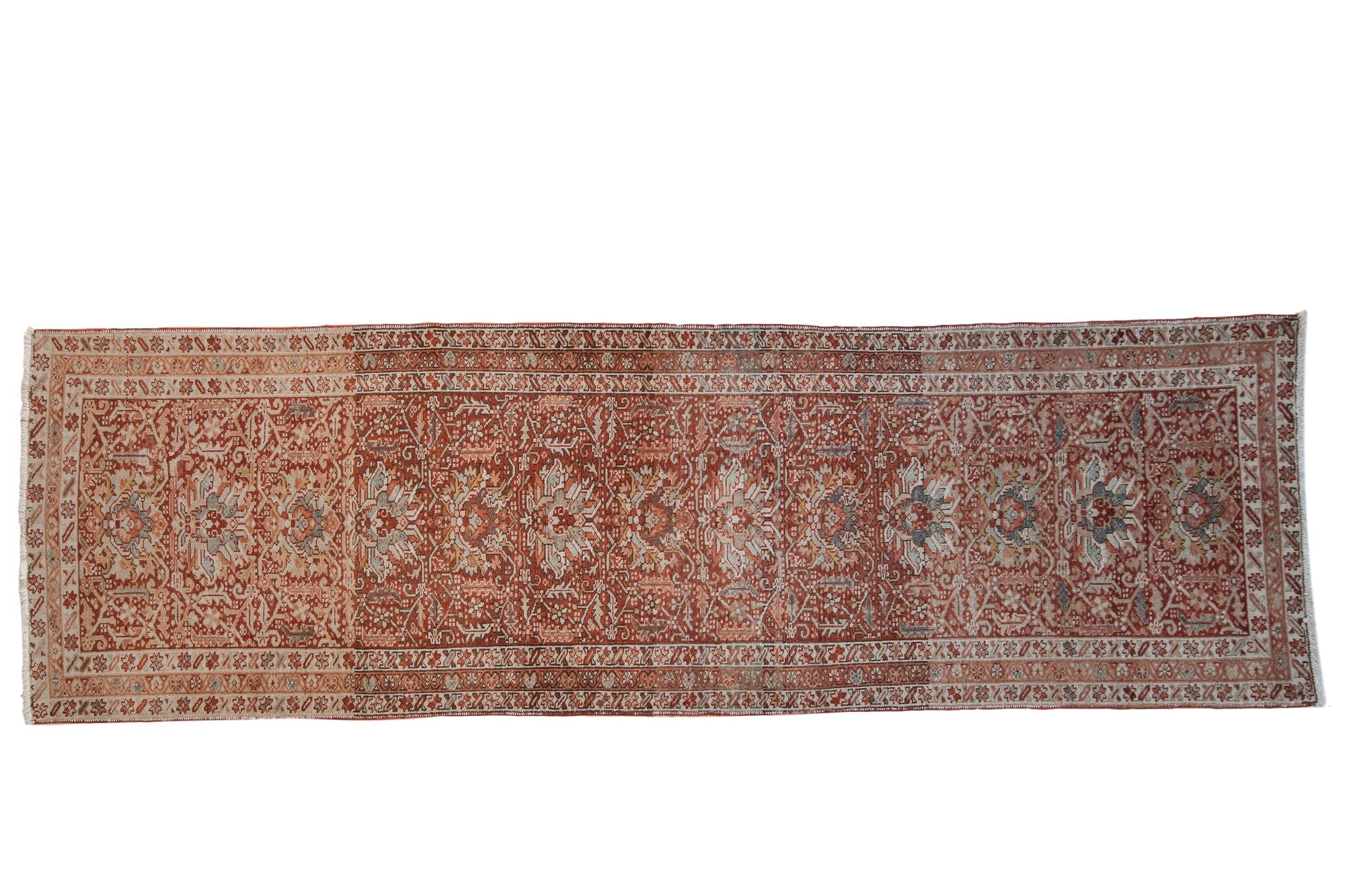 3.5x11 Vintage Distressed Karaja Rug Runner by Old New House® - main product image for Resin Society