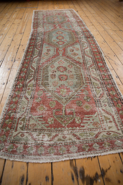 3.5x11 Vintage Distressed Heriz Rug Runner by Old New House® - product image 9 for Resin Society
