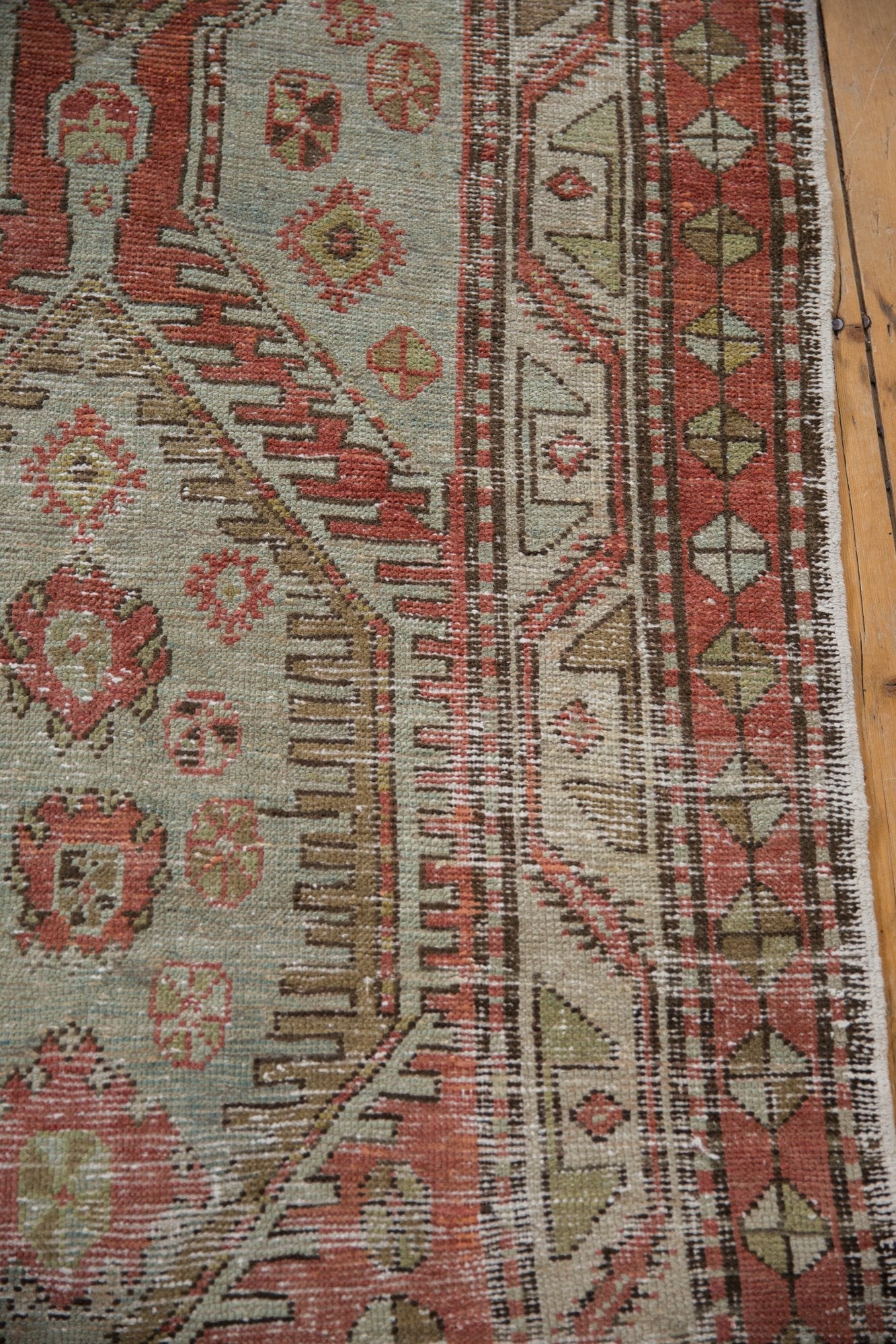 3.5x11 Vintage Distressed Heriz Rug Runner by Old New House® - product image 10 for Resin Society