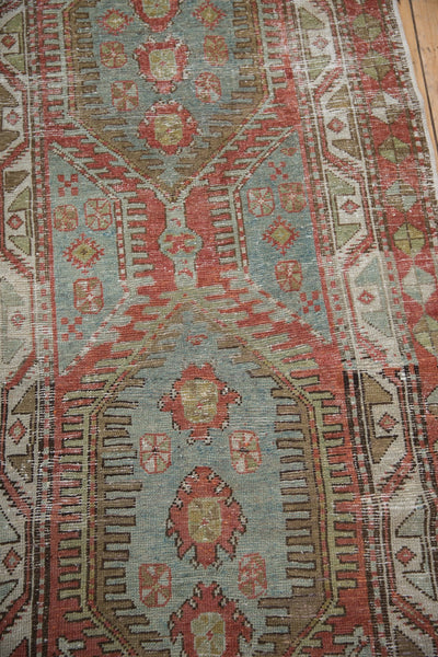 3.5x11 Vintage Distressed Heriz Rug Runner by Old New House® - product image 11 for Resin Society