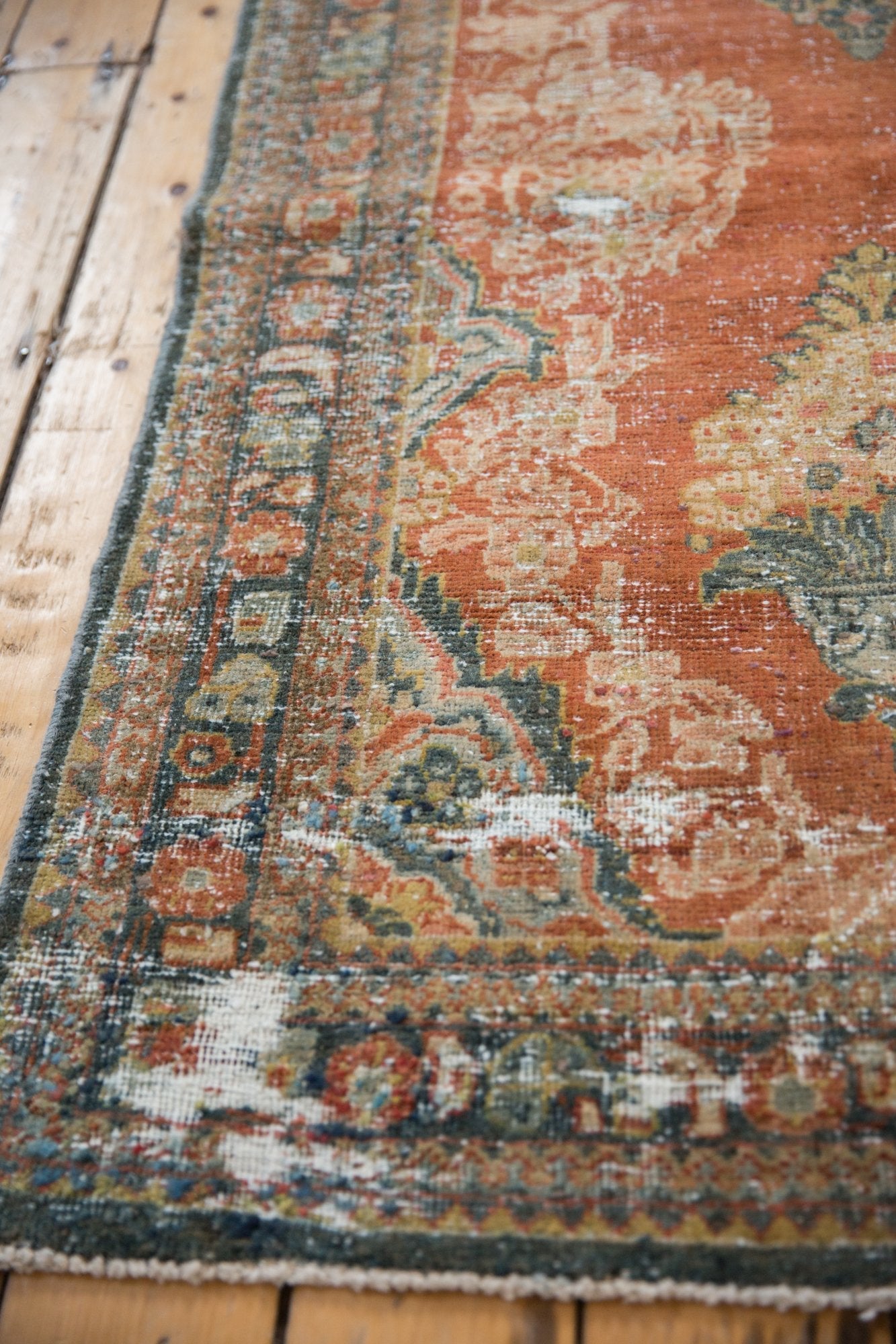 3.5x11.5 Vintage Distressed Mahal Rug Runner by Old New House® - product image 9 for Resin Society
