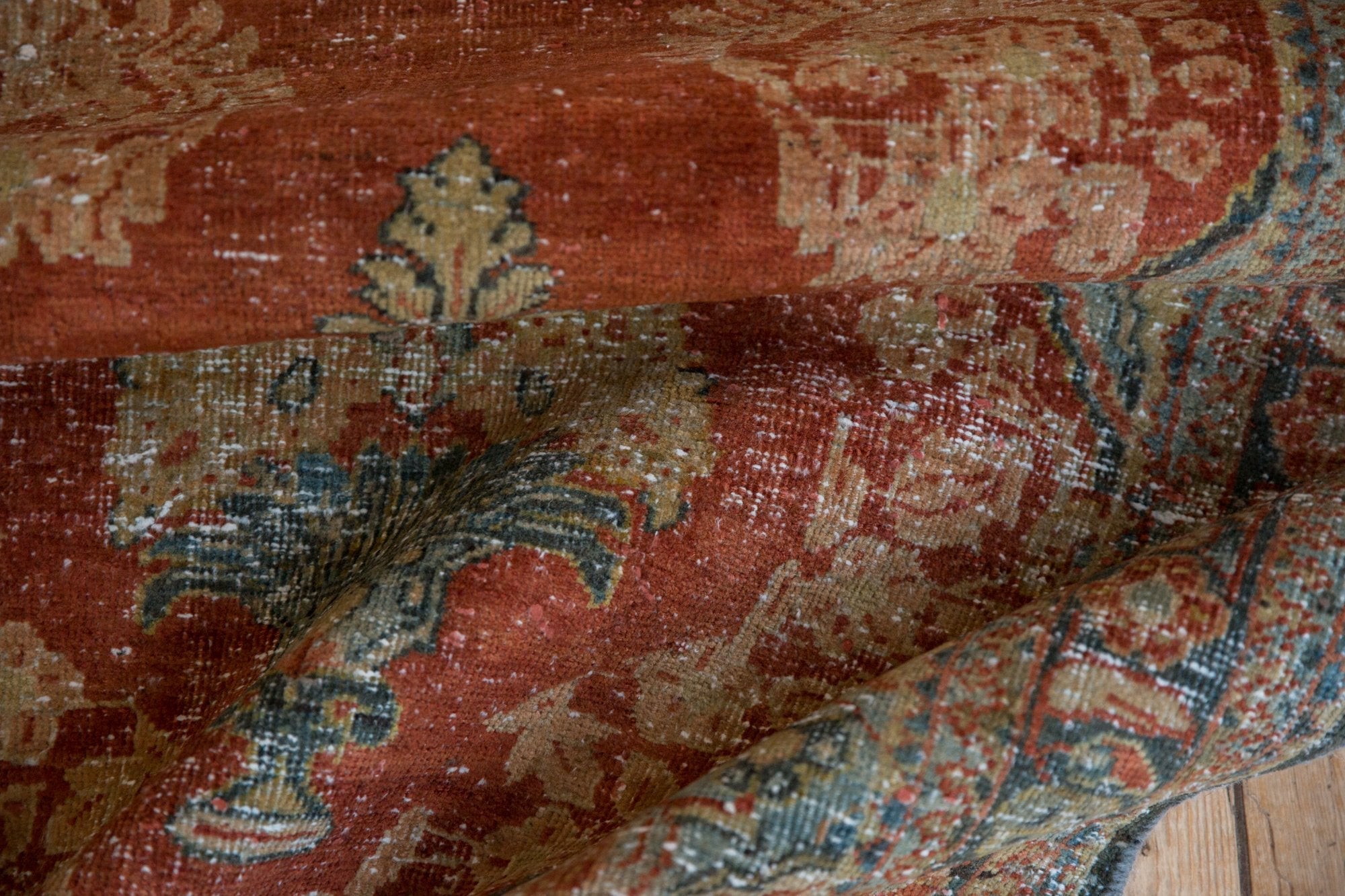 3.5x11.5 Vintage Distressed Mahal Rug Runner by Old New House® - product image 13 for Resin Society