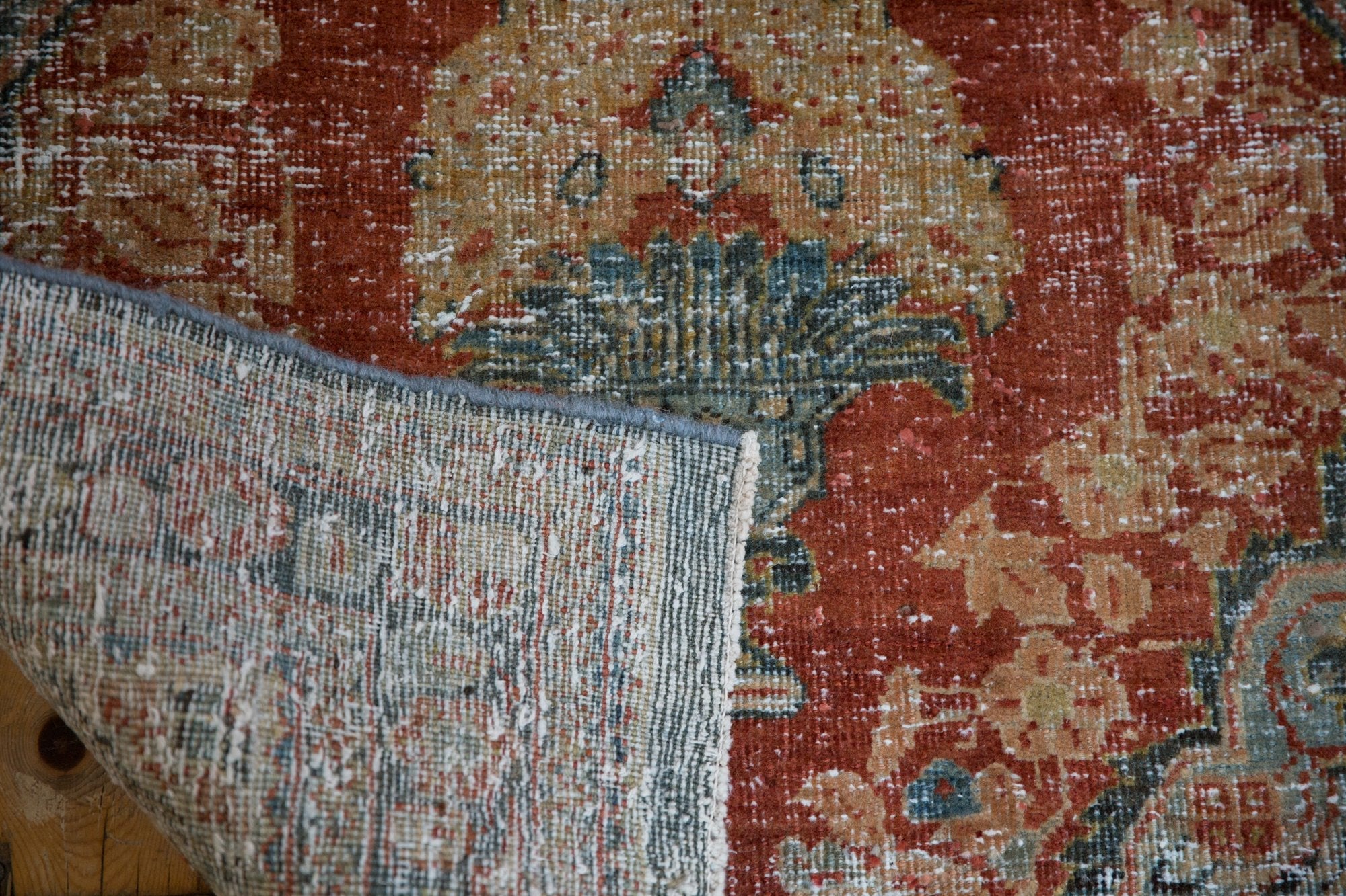 3.5x11.5 Vintage Distressed Mahal Rug Runner by Old New House® - product image 14 for Resin Society