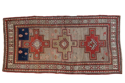 3.5x7.5 Vintage Caucasian Rug Runner by Old New House® - main product image for Resin Society