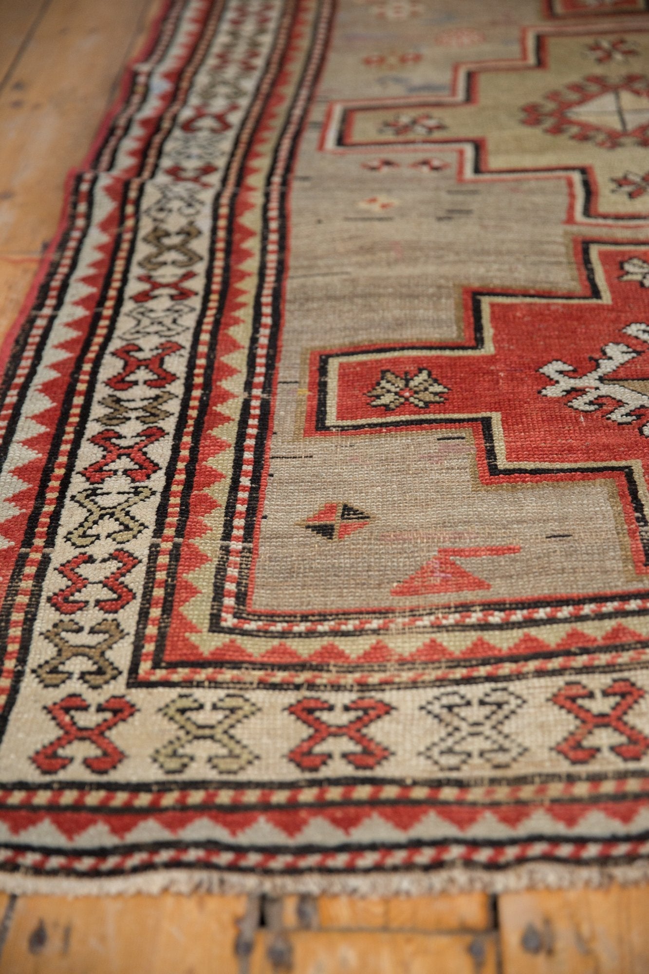 3.5x7.5 Vintage Caucasian Rug Runner by Old New House® - product image 4 for Resin Society