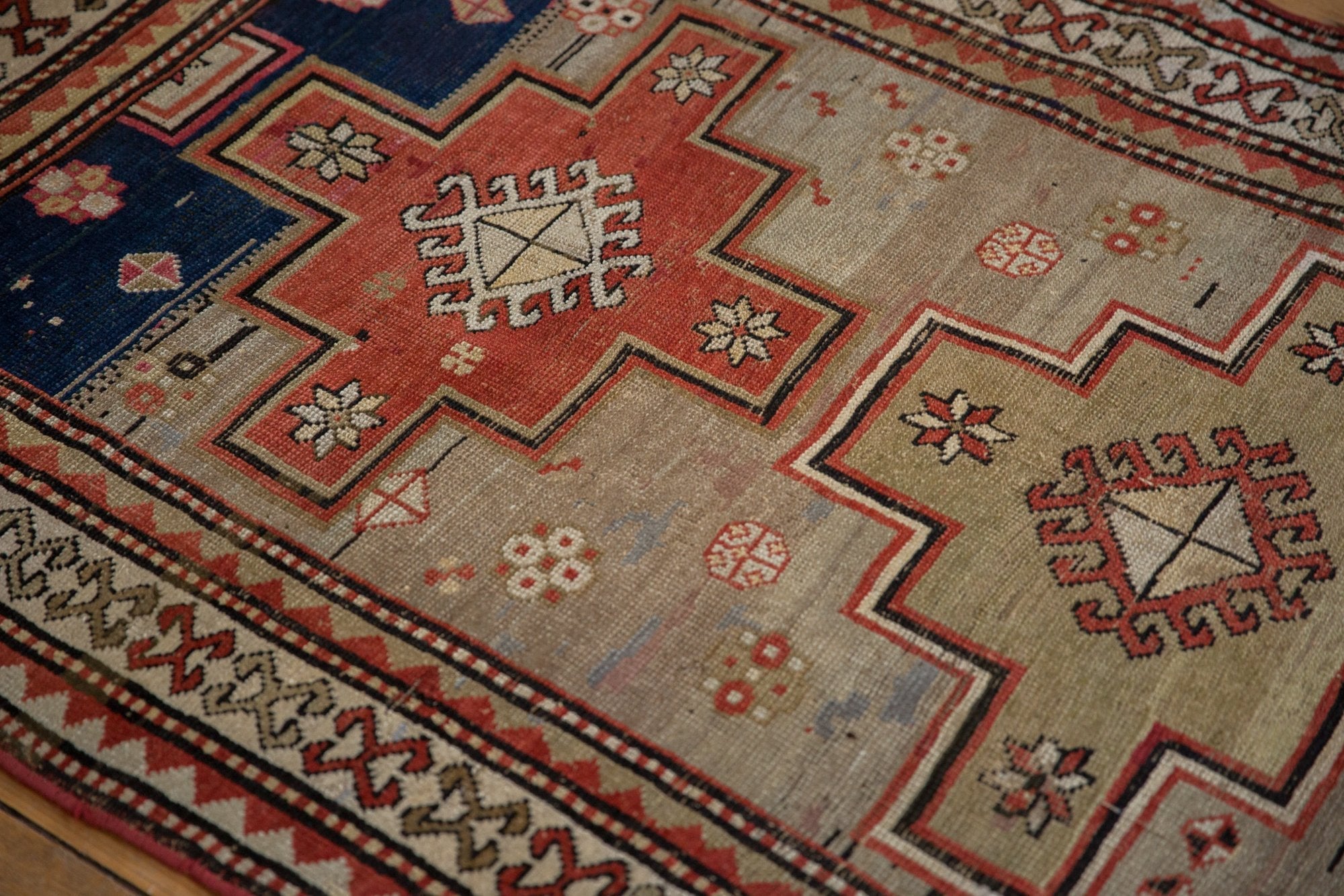 3.5x7.5 Vintage Caucasian Rug Runner by Old New House® - product image 6 for Resin Society