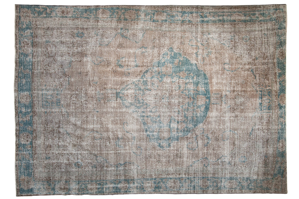 7.5x10.5 Vintage Distressed Oushak Carpet by Old New House® - main product image for Resin Society