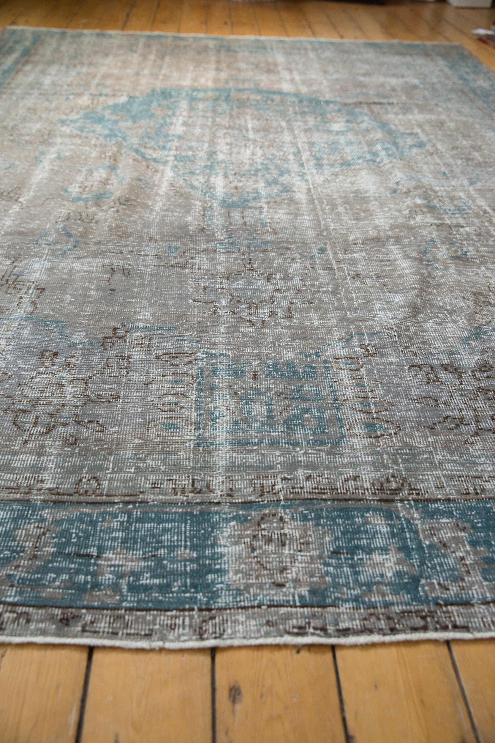 7.5x10.5 Vintage Distressed Oushak Carpet by Old New House® - product image 4 for Resin Society