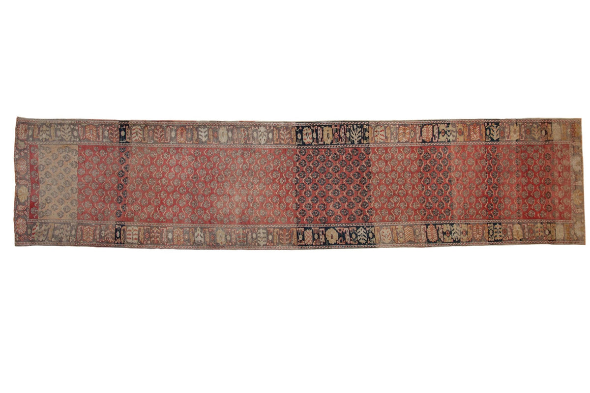 3.5x15 Vintage Distressed Oushak Rug Runner by Old New House® - main product image for Resin Society
