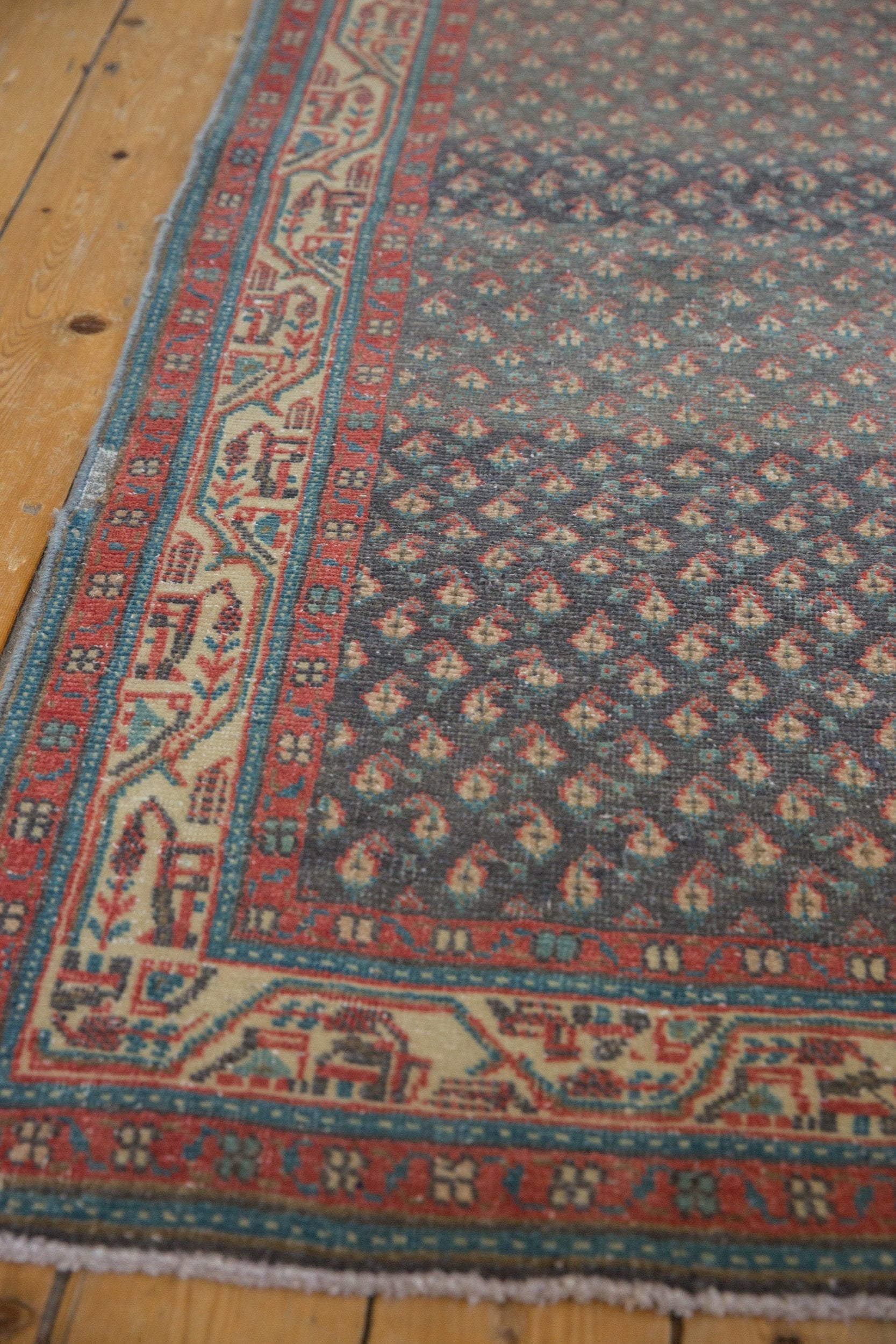 3.5x9.5 Vintage Distressed Serbend Rug Runner by Old New House® - product image 7 for Resin Society