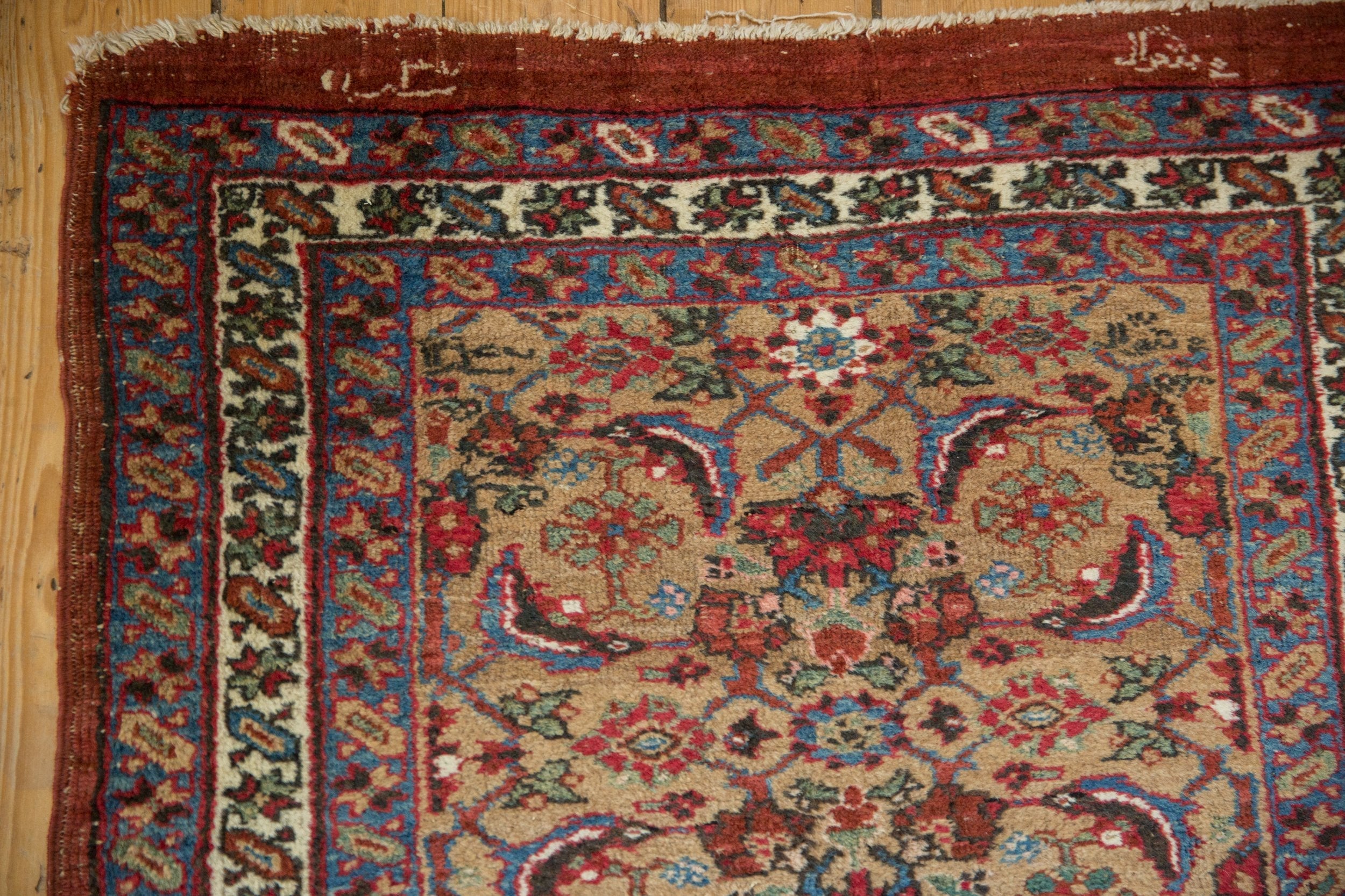 3x14.5 Antique Bijar Rug Runner by Old New House® - product image 9 for Resin Society