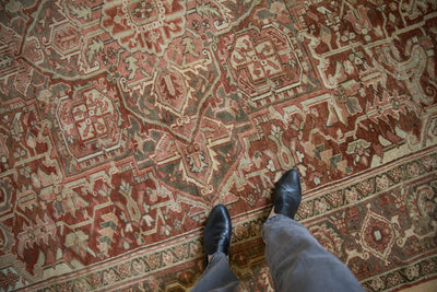 8x12.5 Vintage Distressed Heriz Carpet by Old New House® - product image 2 for Resin Society