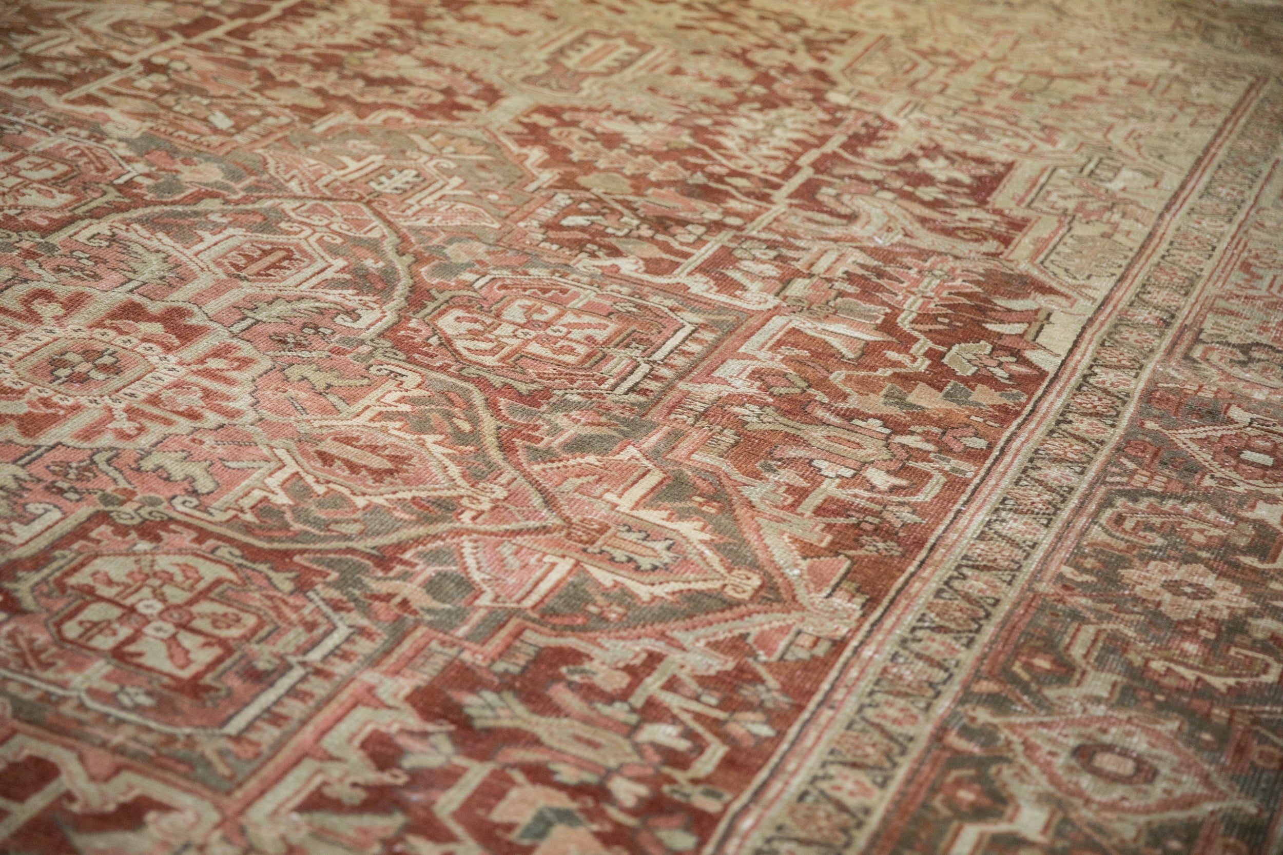 8x12.5 Vintage Distressed Heriz Carpet by Old New House® - product image 11 for Resin Society