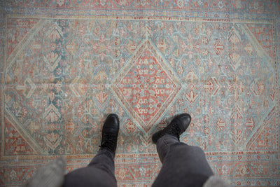 4x6.5 Vintage Distressed Mahal Rug by Old New House® - product image 2 for Resin Society