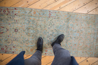 2.5x19 Vintage Distressed Sarouk Rug Runner by Old New House® - product image 2 for Resin Society