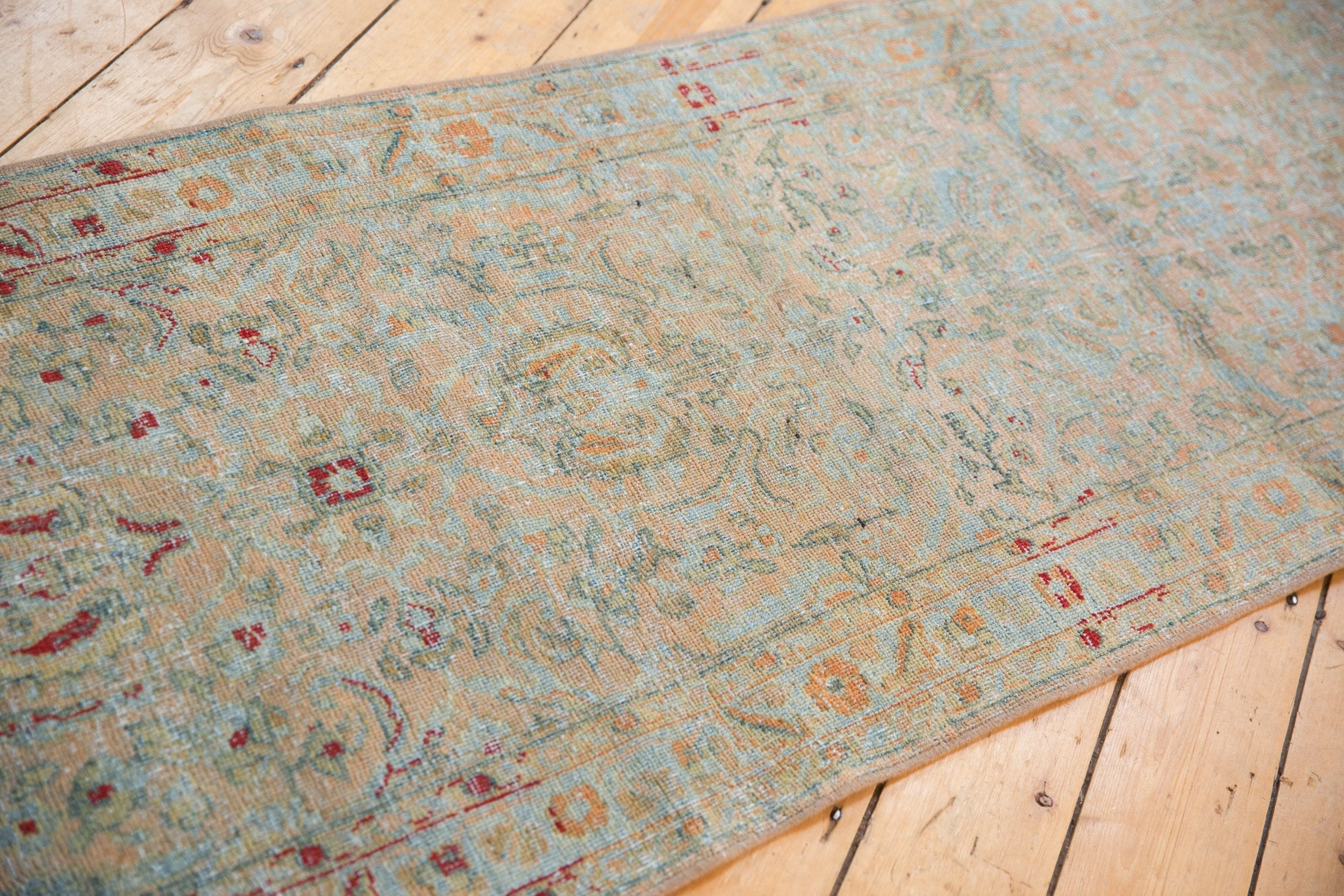 2.5x19 Vintage Distressed Sarouk Rug Runner by Old New House® - product image 5 for Resin Society