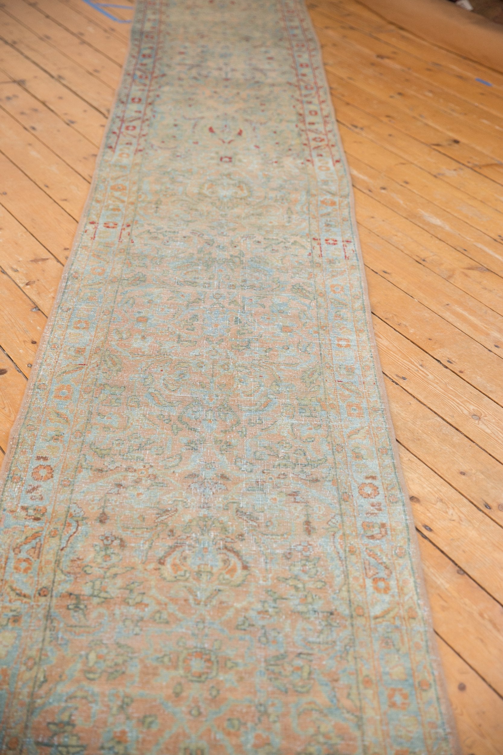 2.5x19 Vintage Distressed Sarouk Rug Runner by Old New House® - product image 9 for Resin Society