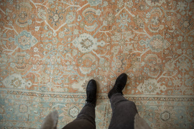 9x11.5 Vintage Distressed Mahal Carpet by Old New House® - product image 2 for Resin Society