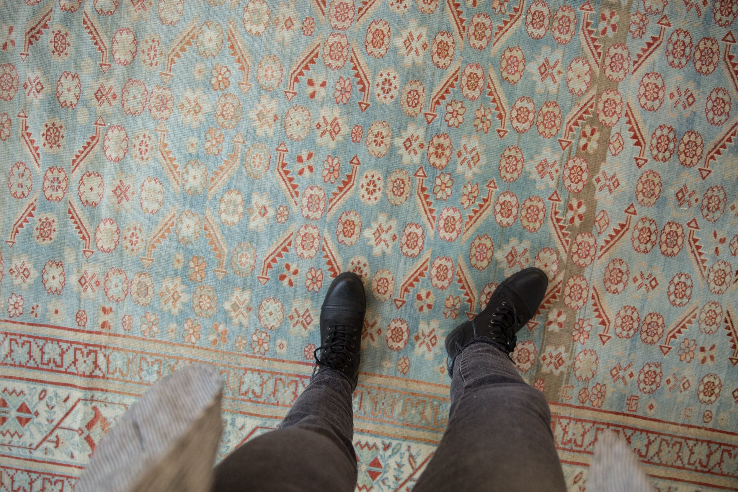 7x10 Vintage Fine Distressed Malayer Carpet by Old New House® - product image 2 for Resin Society