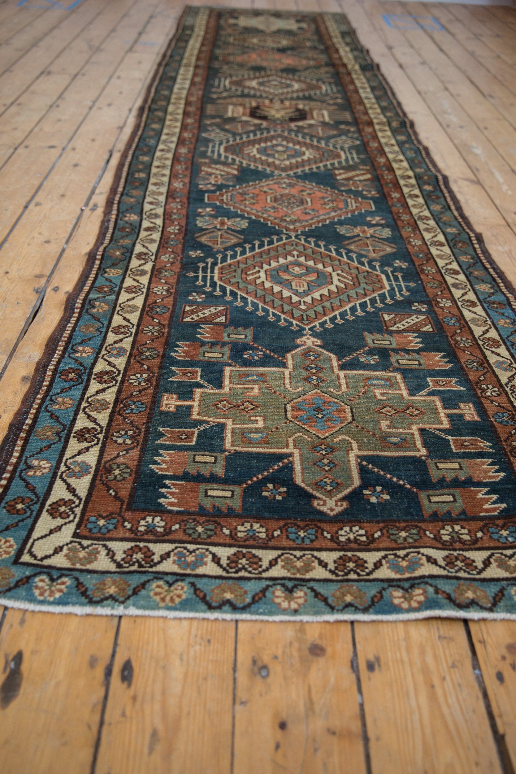 3.5x13.5 Vintage Karaja Rug Runner by Old New House® - product image 6 for Resin Society