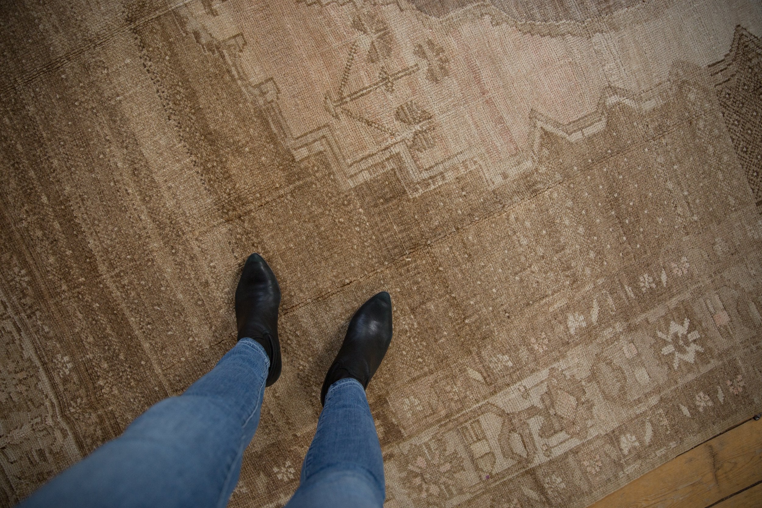 9.5x11 Vintage Distressed Oushak Carpet by Old New House® - product image 2 for Resin Society