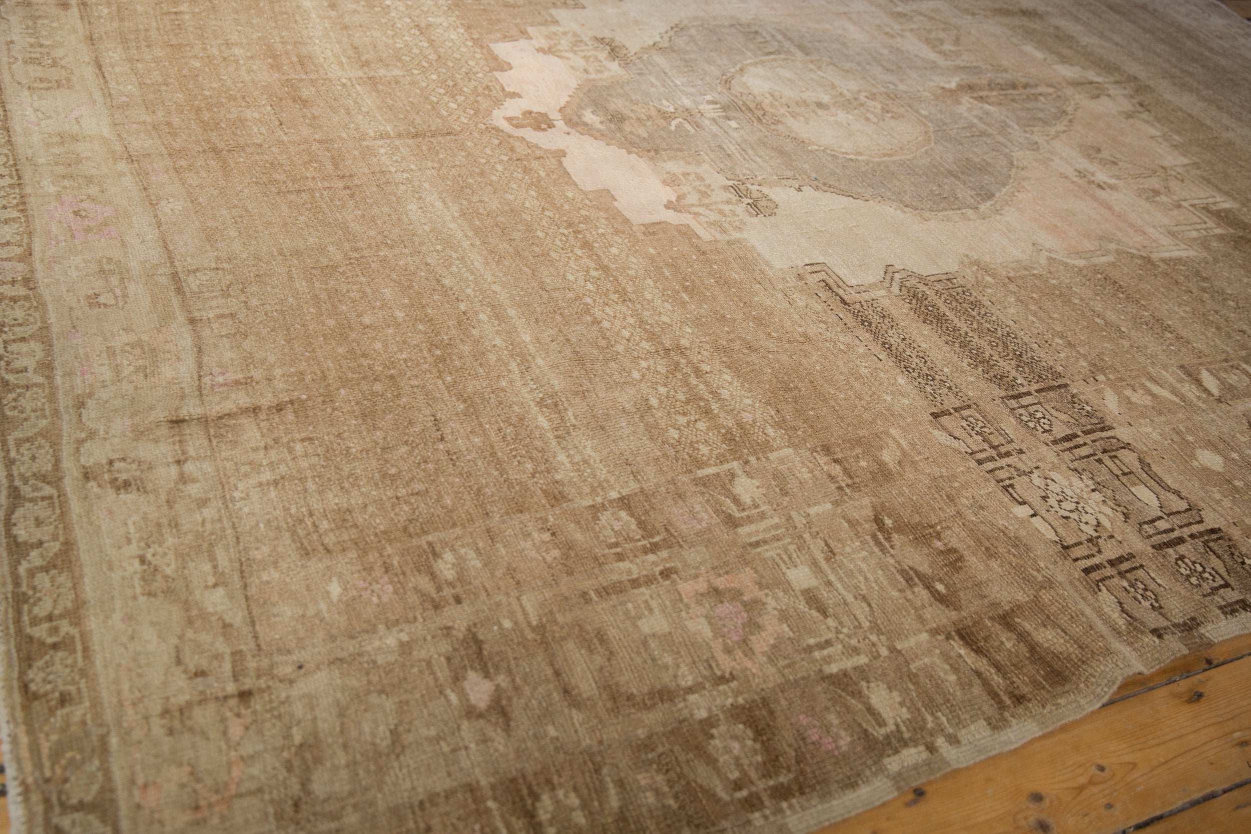 9.5x11 Vintage Distressed Oushak Carpet by Old New House® - product image 11 for Resin Society