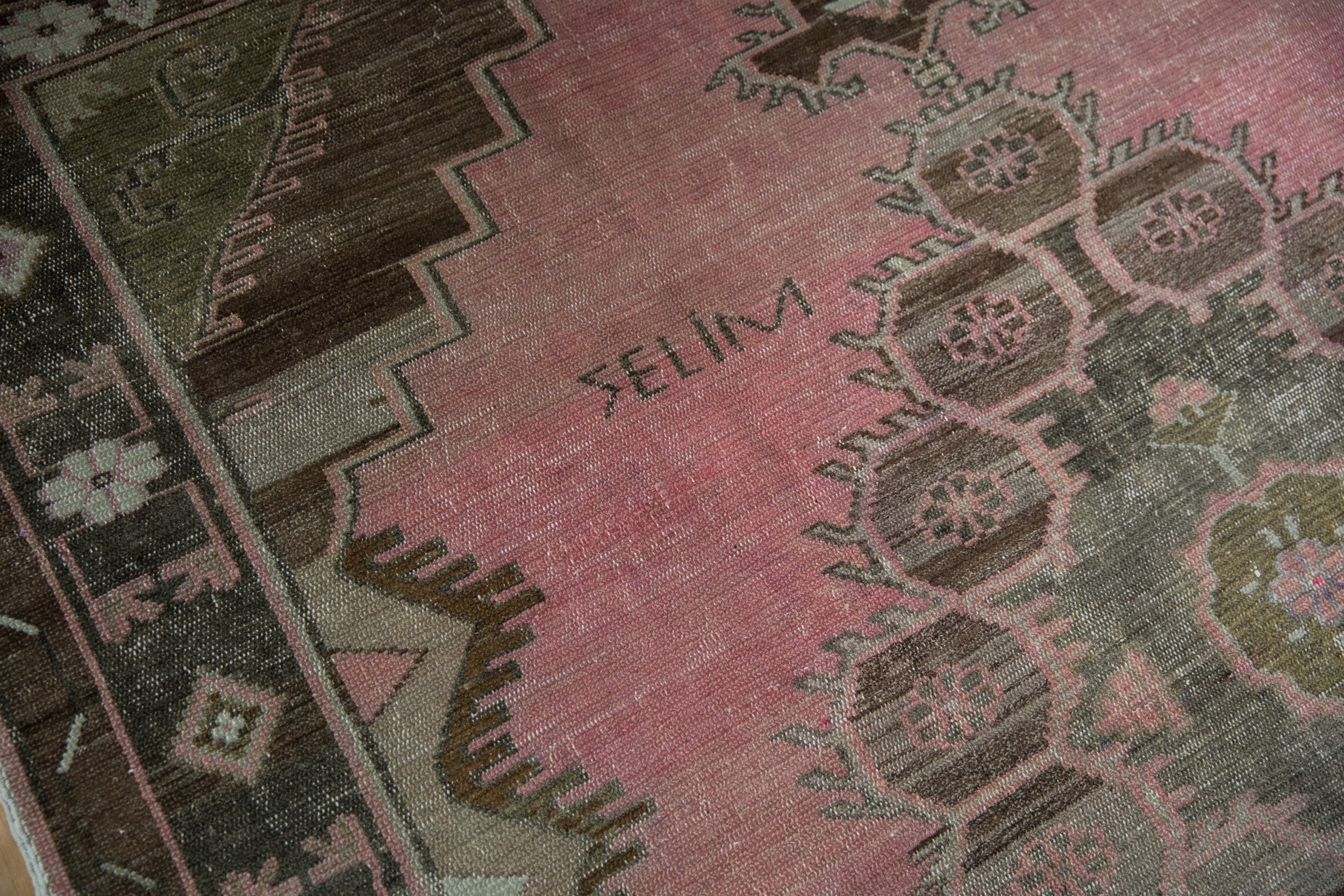 RESERVED 7.5x15.5 Vintage Distressed Kars Carpet Runner