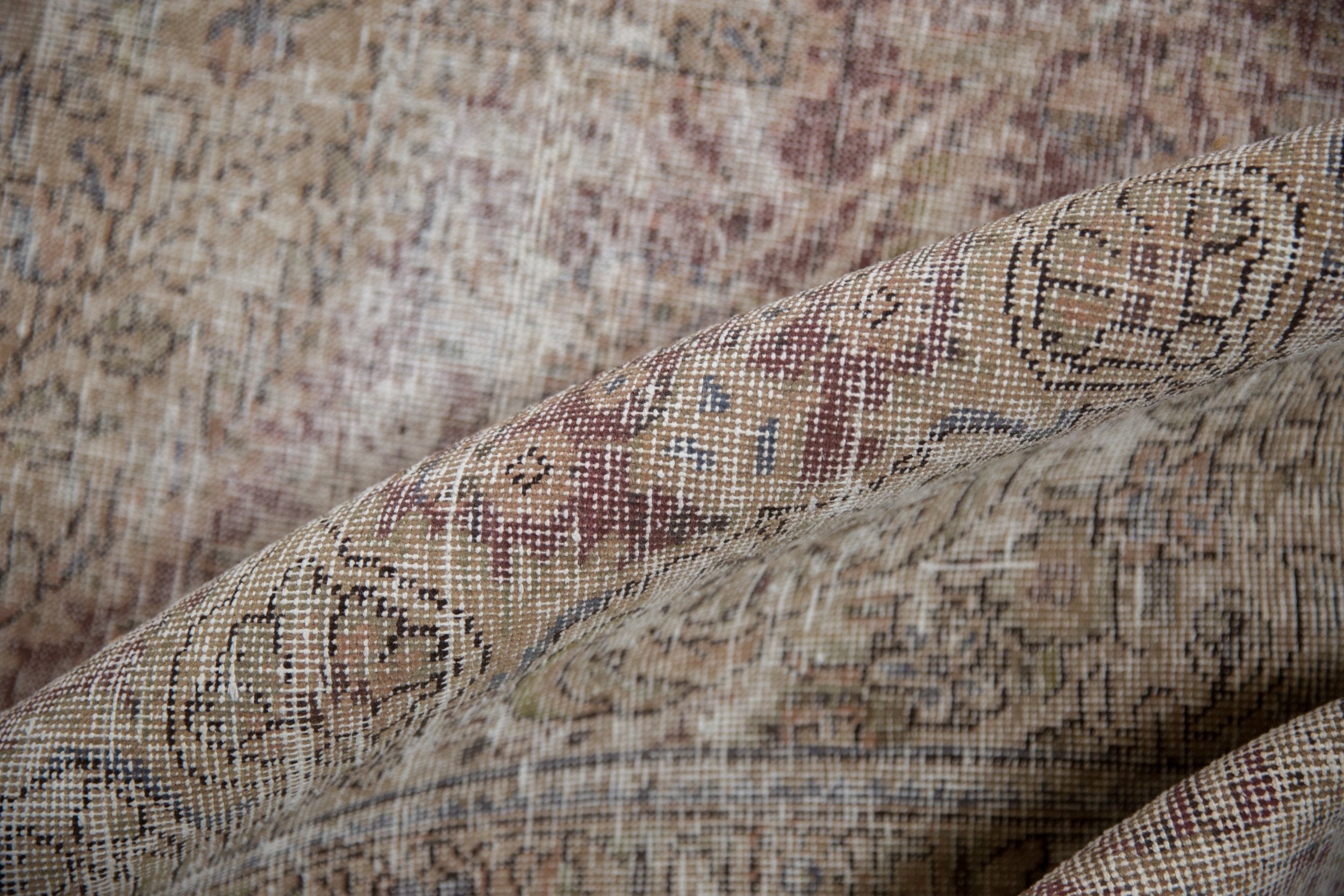 10x12.5 Vintage Distressed Tabriz Carpet by Old New House® - product image 10 for Resin Society