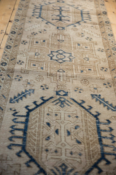 2.5x12 Vintage Distressed Fragment Karaja Rug Runner by Old New House® - product image 4 for Resin Society