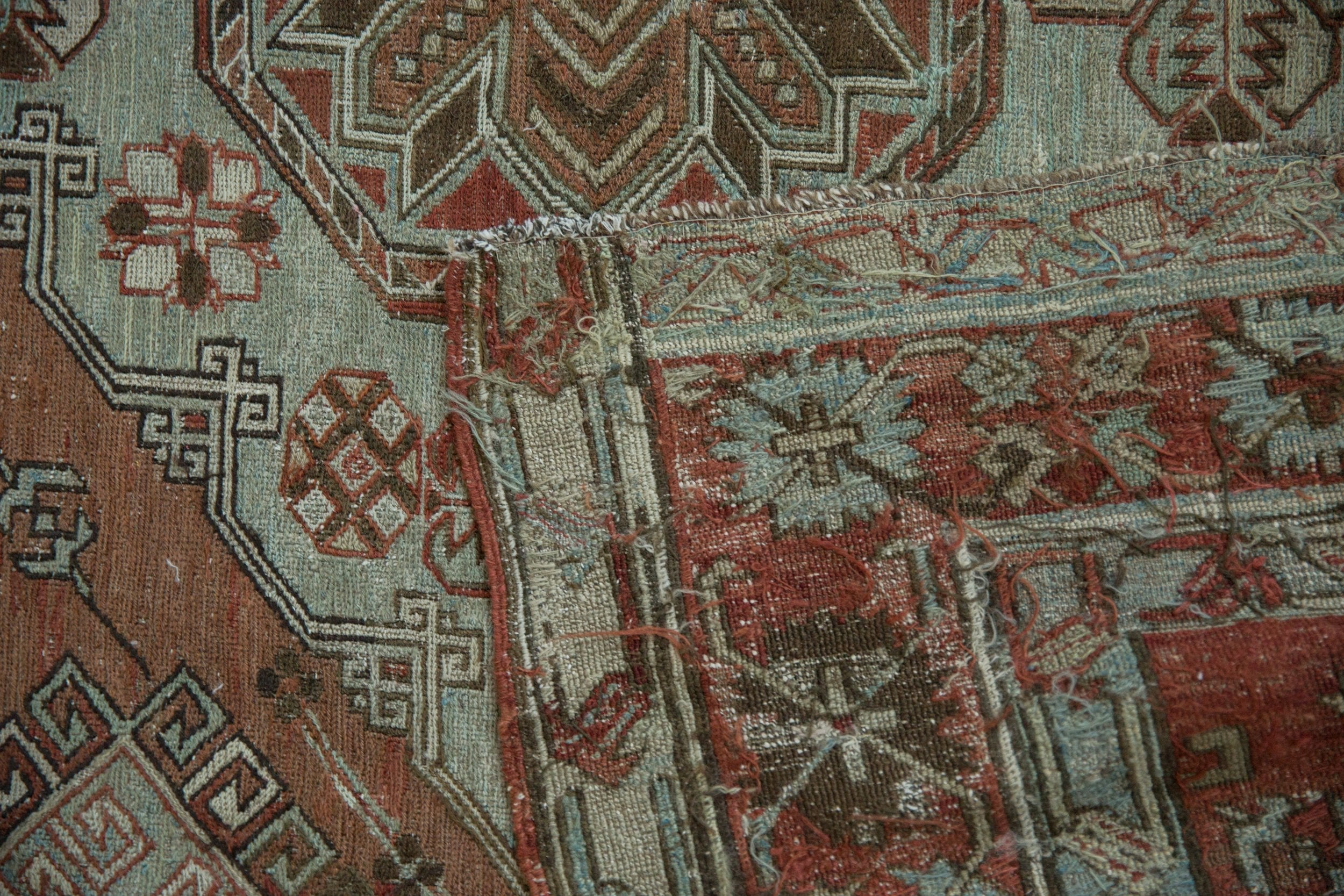 6.5x11.5 Vintage Distressed Soumac Design Carpet by Old New House® - product image 10 for Resin Society