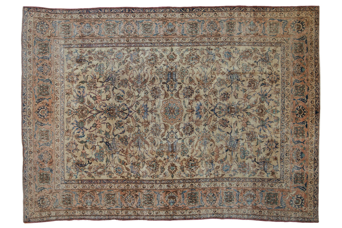 7x9.5 Vintage Distressed Isfahan Carpet by Old New House® - main product image for Resin Society