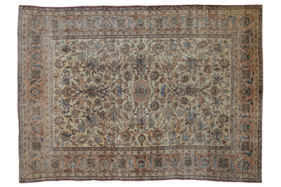 7x9.5 Vintage Distressed Isfahan Carpet by Old New House® - main product image for Resin Society