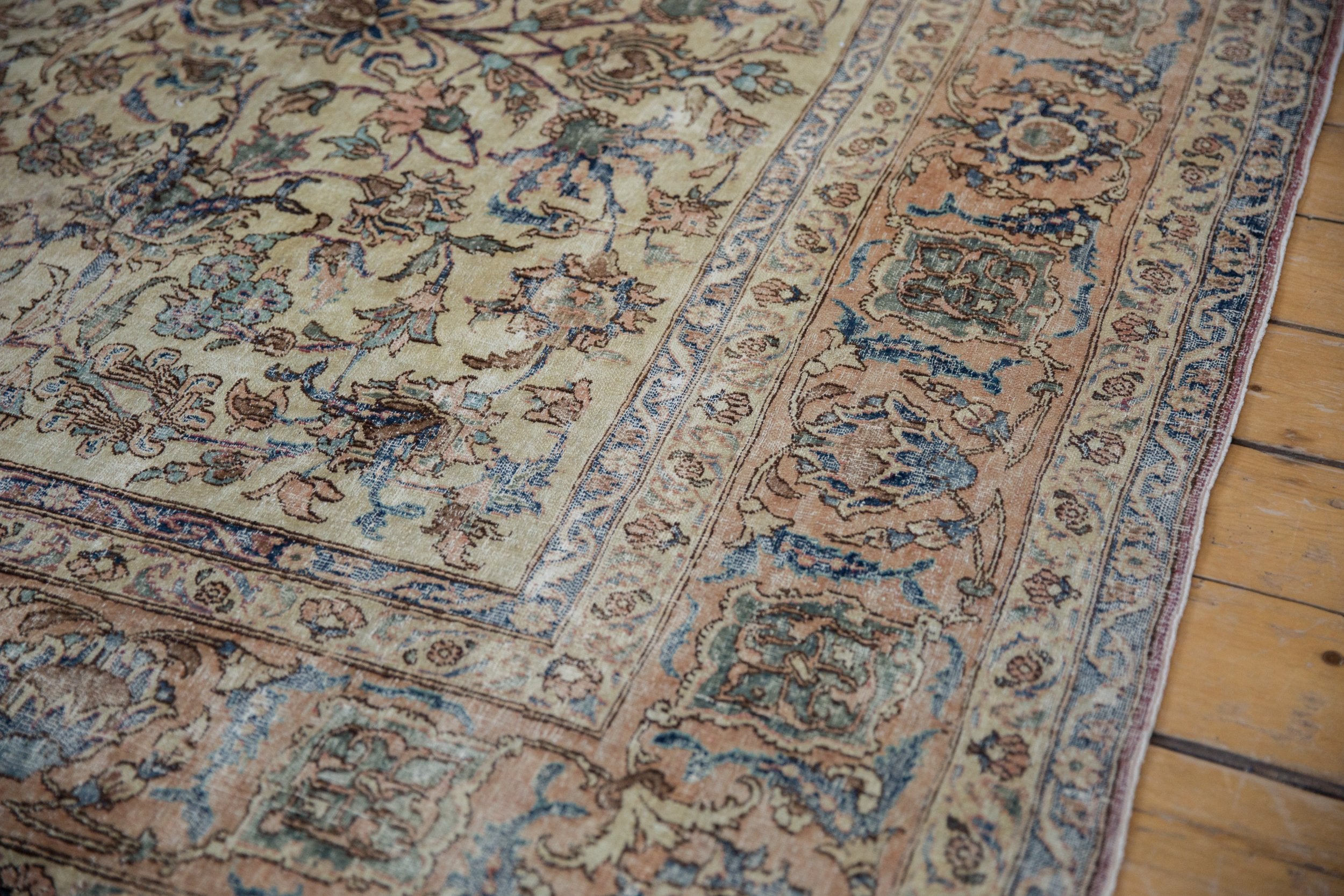 7x9.5 Vintage Distressed Isfahan Carpet by Old New House® - product image 4 for Resin Society