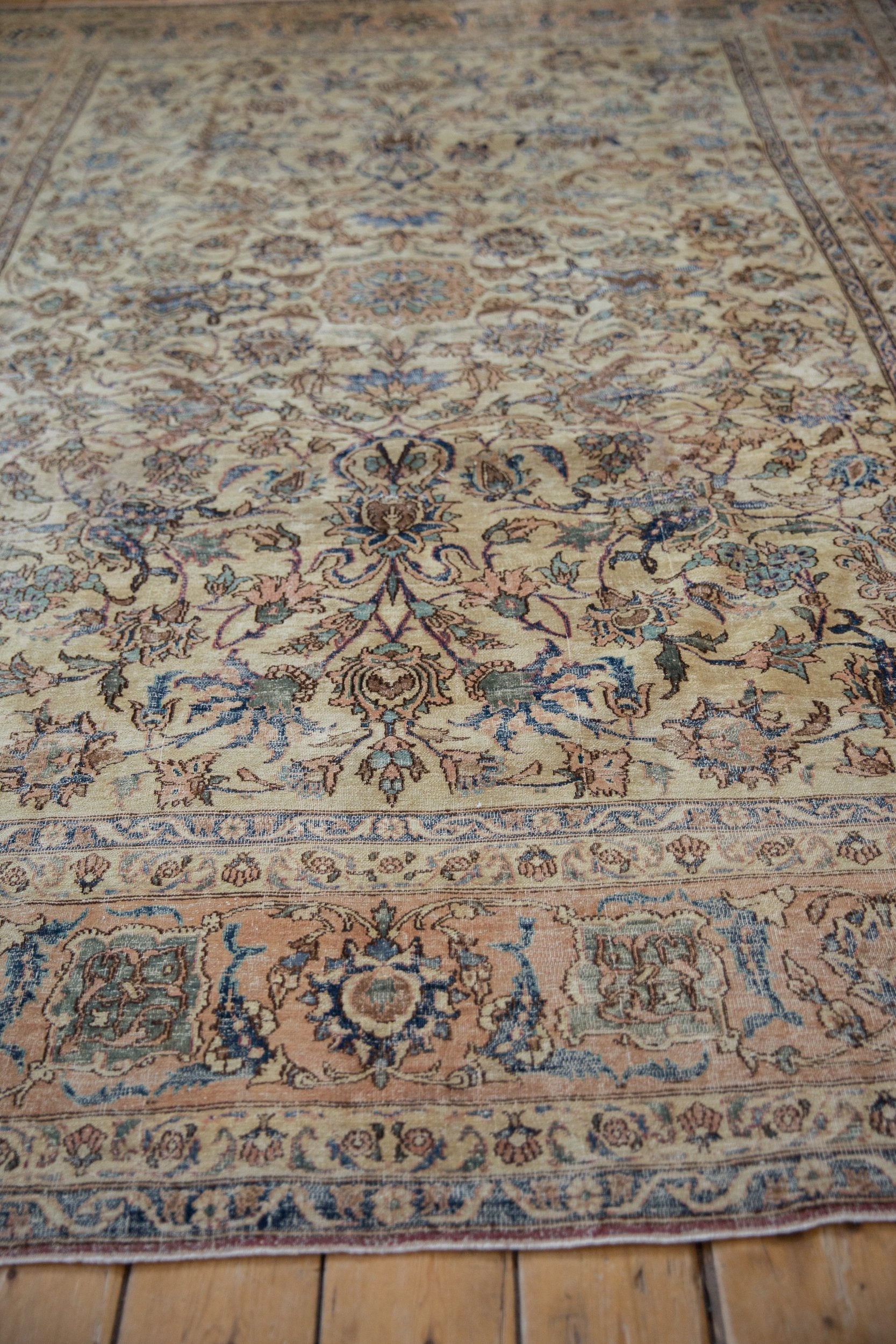 7x9.5 Vintage Distressed Isfahan Carpet by Old New House® - product image 5 for Resin Society