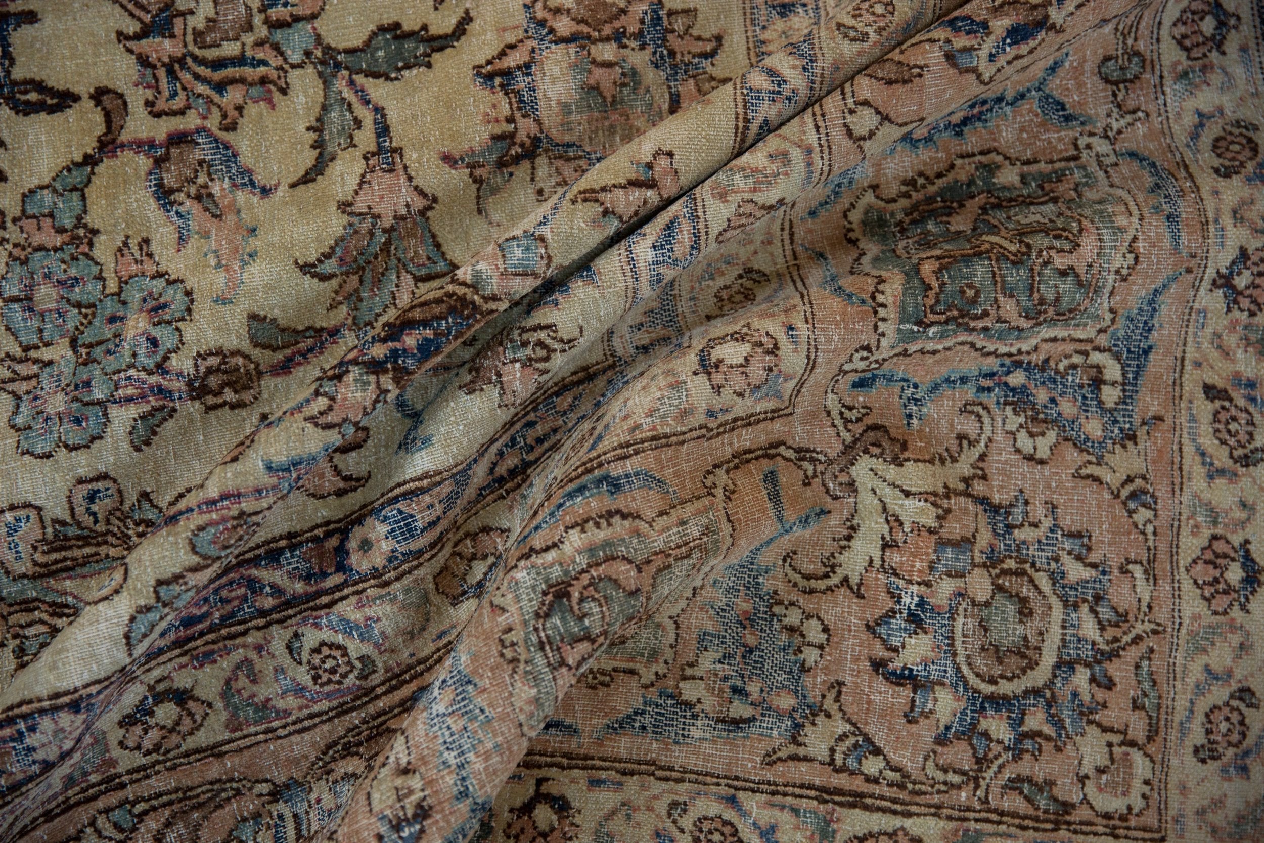 7x9.5 Vintage Distressed Isfahan Carpet by Old New House® - product image 10 for Resin Society