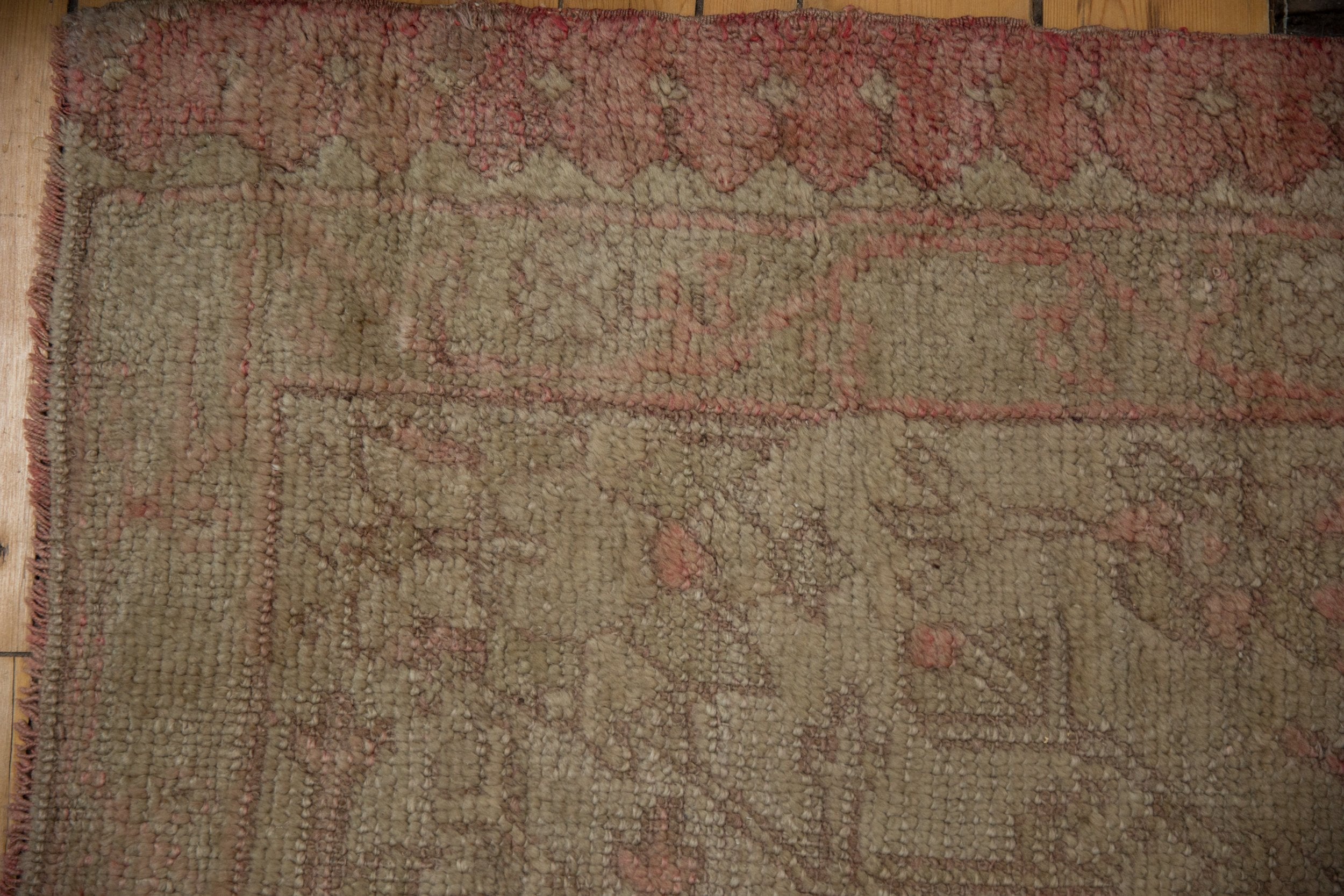 15.5x19.5 Vintage Distressed Oushak Carpet by Old New House® - product image 4 for Resin Society