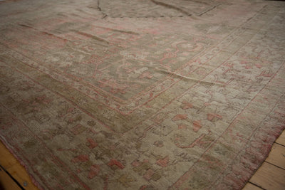 15.5x19.5 Vintage Distressed Oushak Carpet by Old New House® - product image 11 for Resin Society