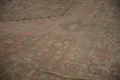 15.5x19.5 Vintage Distressed Oushak Carpet by Old New House® - product image 12 for Resin Society